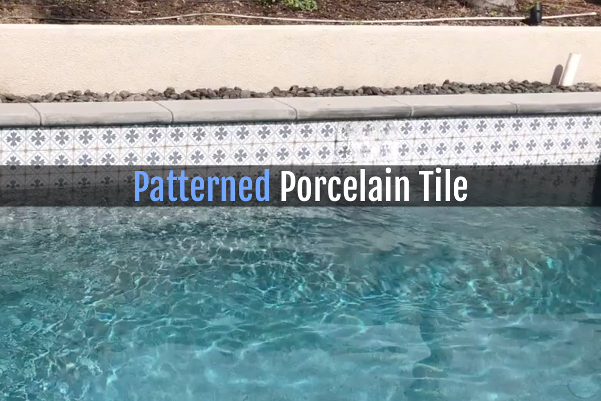 Patterned Porcelain Tile: Adding Impact to Pools and Interiors