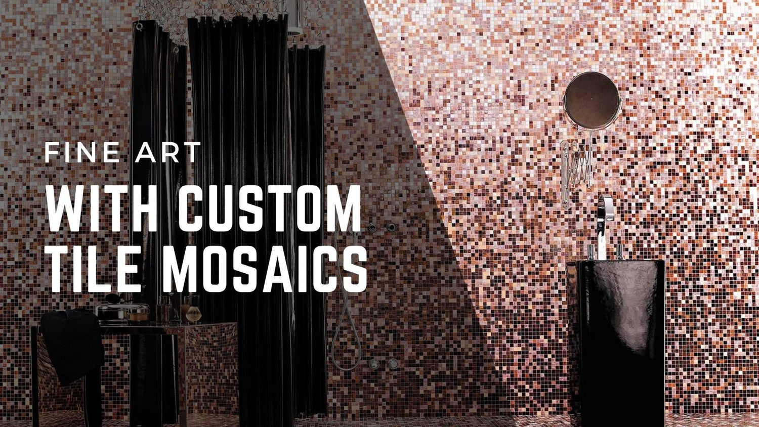 Fine art with custom tile mosaics