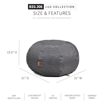 Lux Pouf by Big Joe