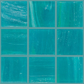 249 Amazonite, 3/4" x 3/4" - Glass Tile