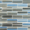 Cerulean Gold, 1.5" x 4" - Glass Tile
