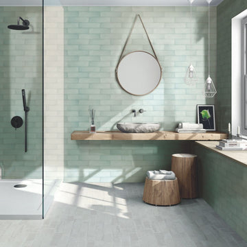 Albatross Sea Wall, 3" x 12" Ceramic Tile | Kitchen Backsplash & Bathroom Tile