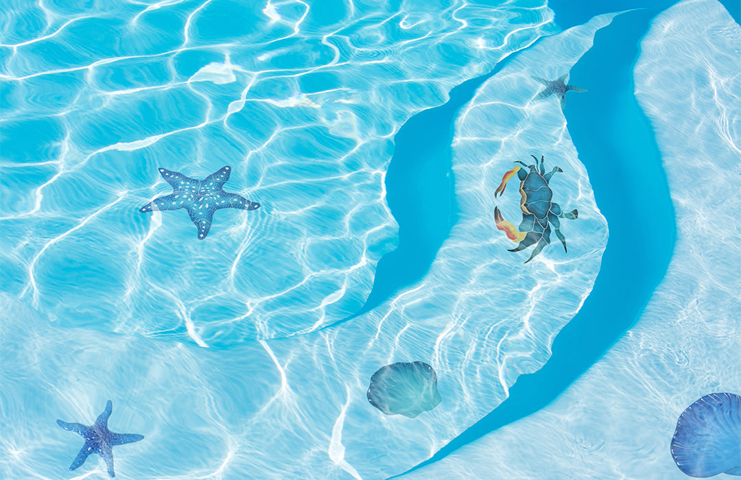Artistry in mosaics pool mosaics