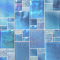 Avalon Blue, Mixed - Glass Tile