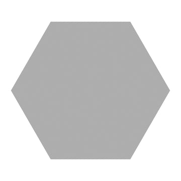 Basic Silver, Hexagon Porcelain Tile | Floor & Wall Tile by IWT Tesoro