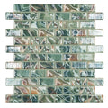 Breeze Emerald, 1" x 2" - Glass Tile
