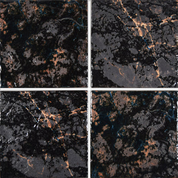 Bronze, 6" x 6" Porcelain Tile | SAGA-664 | Fujiwa Pool Tile