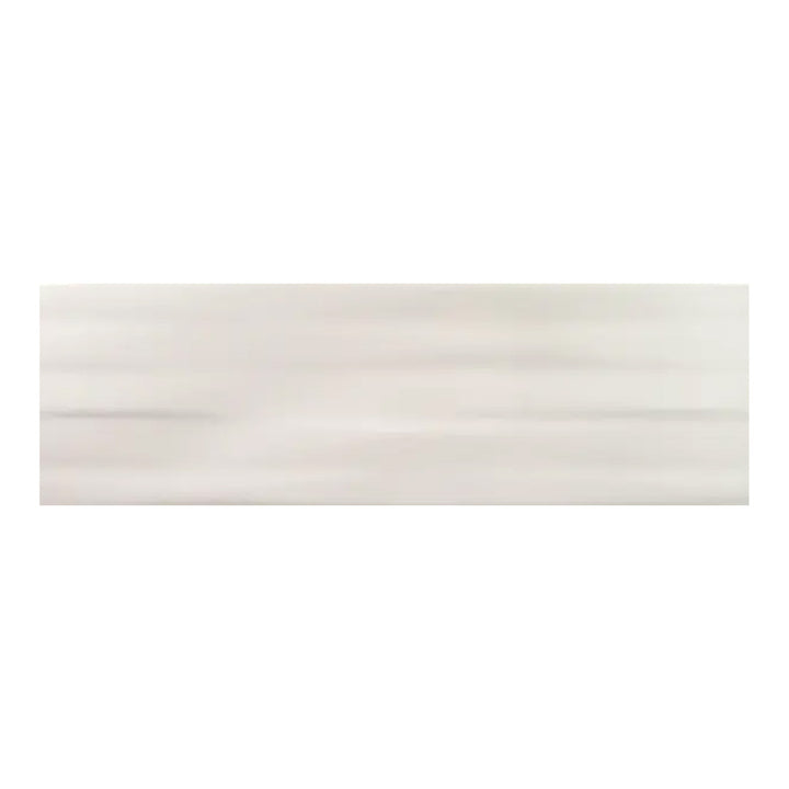 Buteo Cream Glossy Tide Deco, 5" x 16" Ceramic Tile | Backsplash Tile