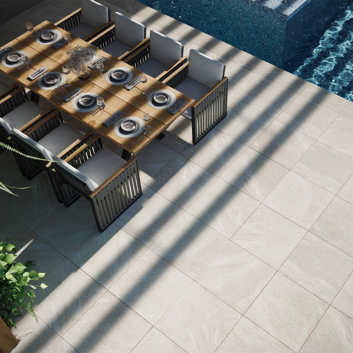 Cape Cod Ivory, 24" x 24" 2CM | U.S. Outdoor Porcelain Pavers