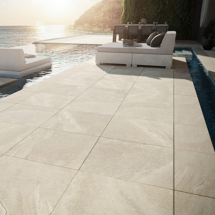 Cape Cod Ivory, 24" x 24" 2CM | U.S. Outdoor Porcelain Pavers