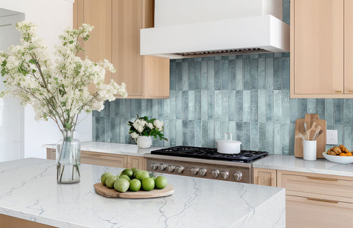 Ceramic backsplash tile