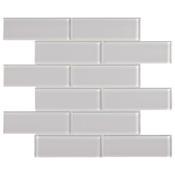 Cloud, 2" x 6" Subway Tile | ANAELEMCLOUD26 | Glass Pool Tile