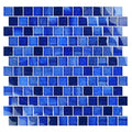 Deep Sea, 1" x 1" - Glass Tile