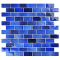 Deep Sea, 1" x 2" - Glass Tile