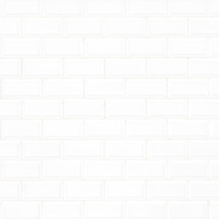 Domino Beveled White, 2" x 4" | Porcelain Kitchen & Bath Tile by MSI
