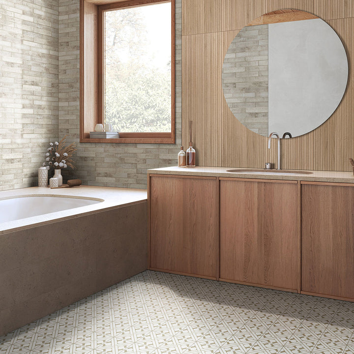 Elora, 8" x 8" Porcelain Tile | NZARELO8X8 | Patterned Tile by MSI