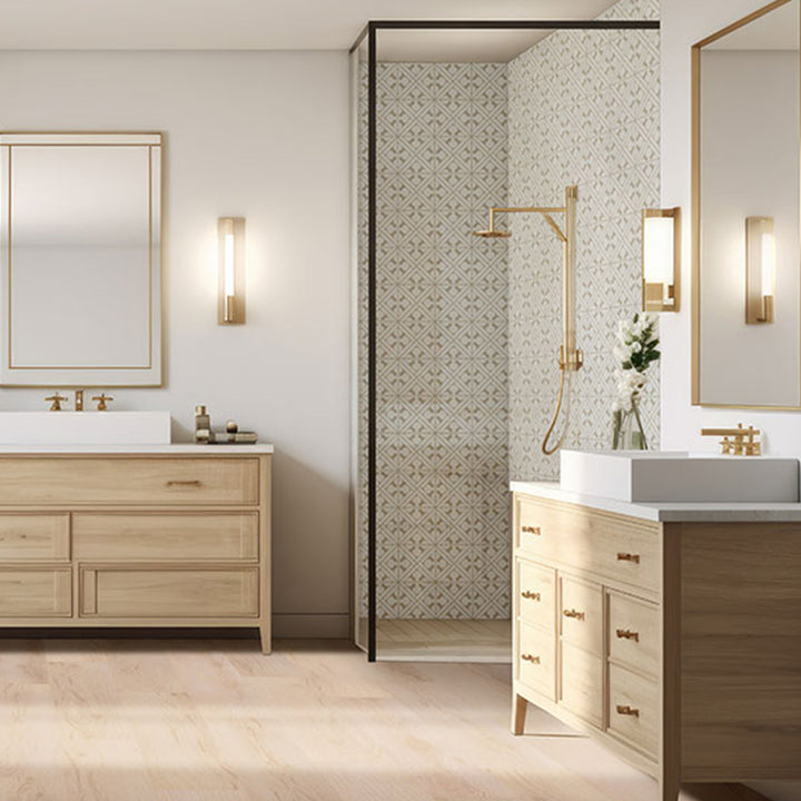 Elora, 8" x 8" Porcelain Tile | NZARELO8X8 | Patterned Tile by MSI