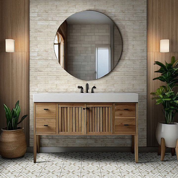 Elora, 8" x 8" Porcelain Tile | NZARELO8X8 | Patterned Tile by MSI