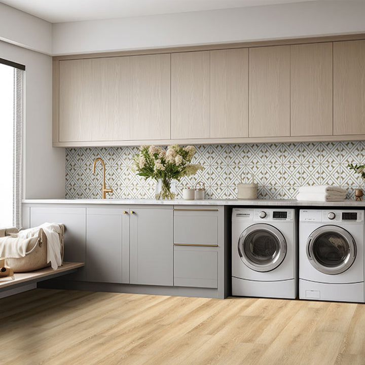 Elora, 8" x 8" Porcelain Tile | NZARELO8X8 | Patterned Tile by MSI