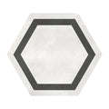 Ivory Frame, Hexagon - Porcelain Tile