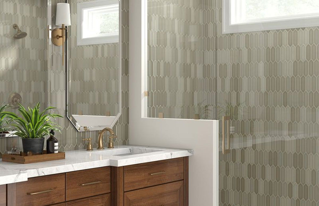 Foundation Series Ceramic tile in shower