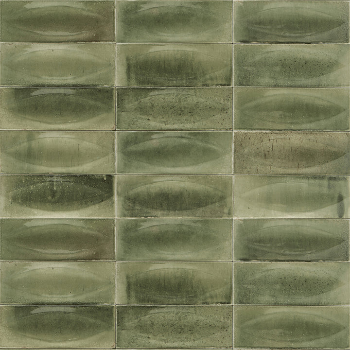 Giada Glossy, 3" x 8" Eye Deco | EMCGLEEGIADEYE | Porcelain Pool Tile