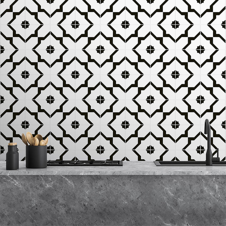 Gia, 8" x 8" Porcelain Tile | NZARGIA8X8 | Patterned Tile by MSI