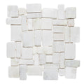 Glacier White - Flat Stone Pebble Tile