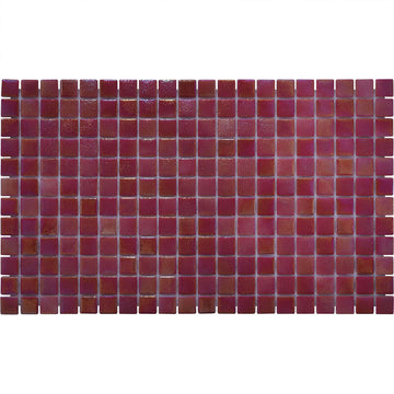 Crimson Reef, 1" x 1" Glass Tile | Pool, Spa, & Kitchen Tile