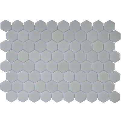Misty Harbor, Hexagon Mosaic Glass Tile | Pool, Spa, & Kitchen Tile