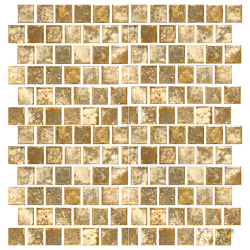 Gold, 1" x 1" | JOYA-103 | Fujiwa Porcelain Pool Tile