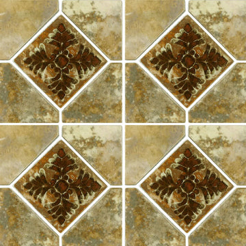 JOYA-503 - Fujiwa Gold, 6" x 6" Deco - Porcelain Pool Tile