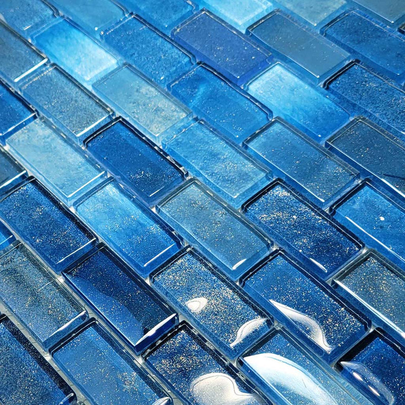 Gulf Stream, 1" x 2" Glass Tile | CW812B6 | Artistry in Mosaics