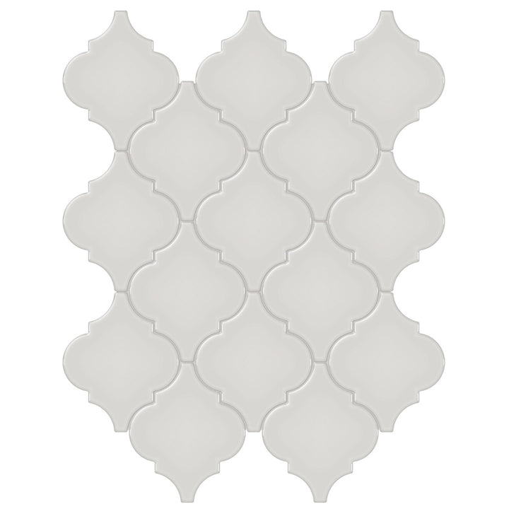 Soho Halo Grey, Arabesque | Ceramic Tile for Kitchens & Bathrooms