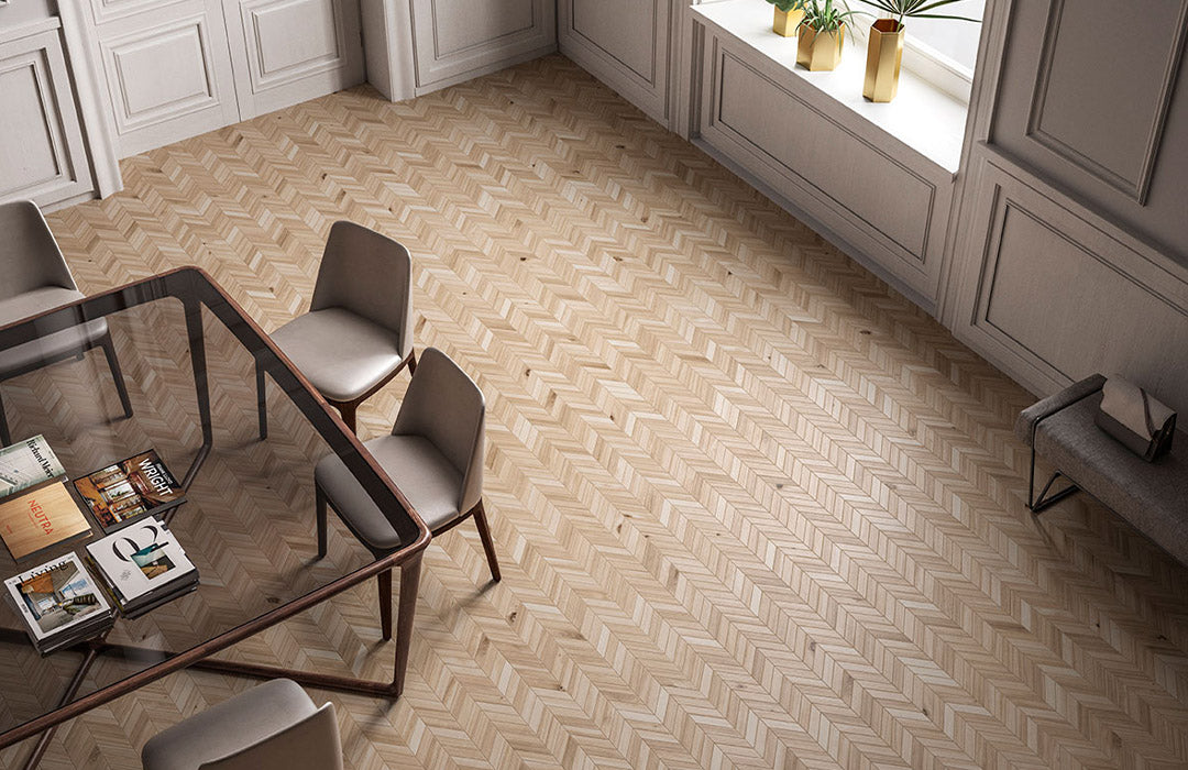 Havenwood Chevron Porcelain TIle