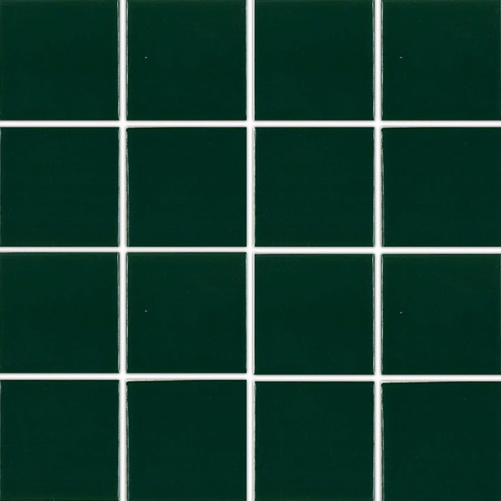 Hunter Green, 3" x 3" | VIP-711 | Fujiwa Porcelain Pool Tile