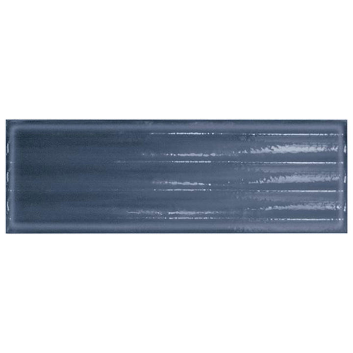 Blu Fluted, 4" x 12" Porcelain Tile | Floor & Wall Tile by IWT