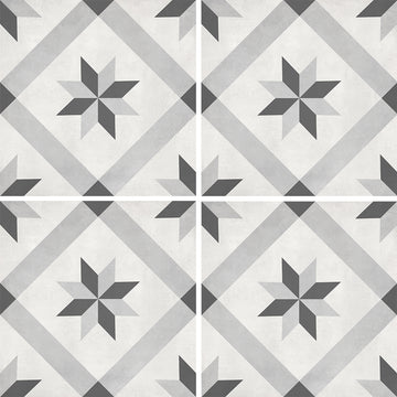 Ice Compass, 8" x 8" Porcelain Tile | ANAFORMICECOMP | IWT Tile