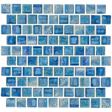 Icy Blue, 1-1/8" x 1-1/8" | TOKYO-101 | Porcelain Pool Tile