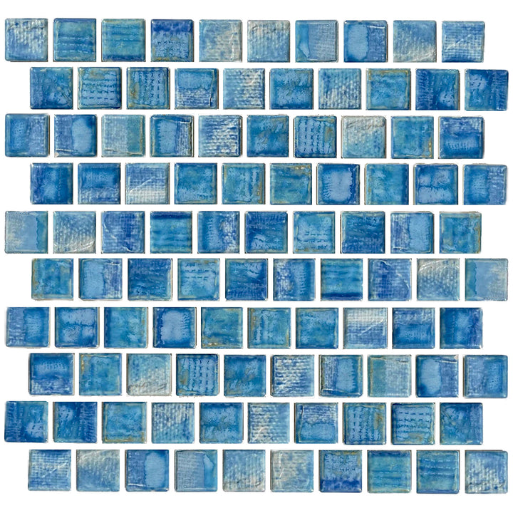 Icy Blue, 1-1/8" x 1-1/8" | TOKYO-101 | Porcelain Pool Tile