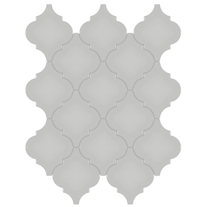Soho Loft Grey, Arabesque | Ceramic Bathroom & Backsplash Tile