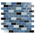 Lagoon, 1" x 2" - Glass Tile