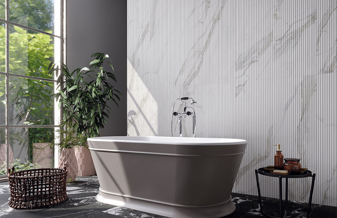 Large format ceramic tile