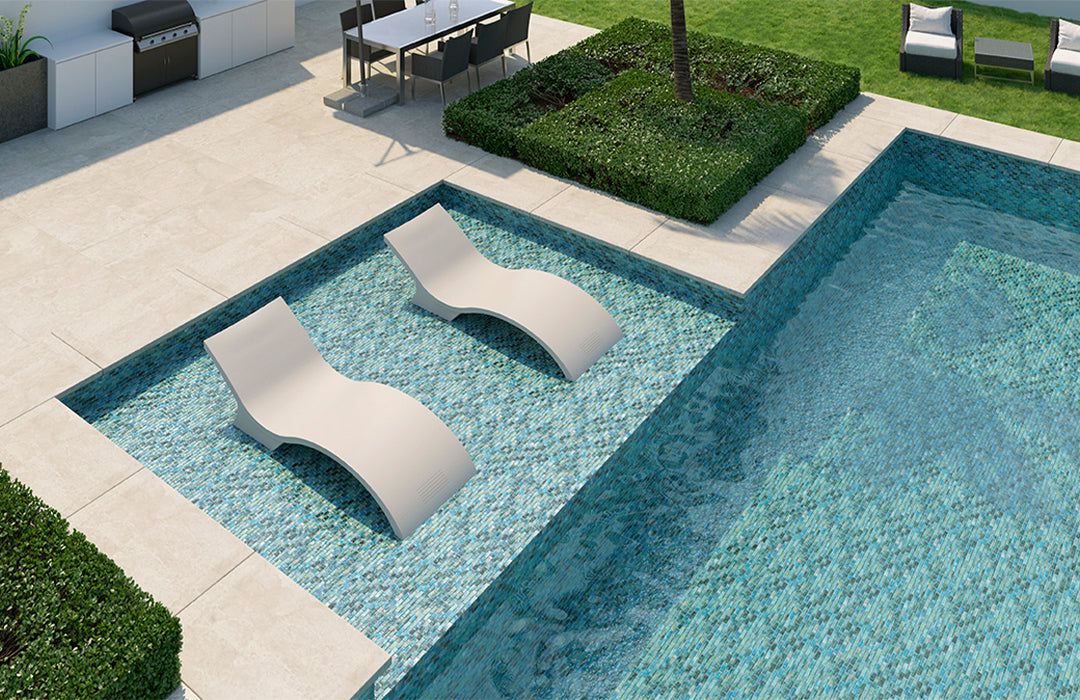 Level Glass Tile Series by Vidrepur