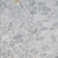 Sliced Carrara White - Pebble Tile
