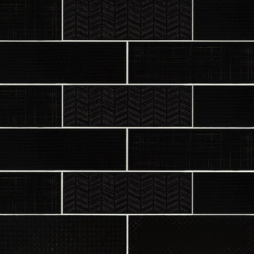 Ink 3D Mix, 4" x 12" Ceramic Tile | Kitchen Backsplash Tile by MSI