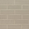 Warm Concrete 3D Mix, 4" x 12" - Ceramic Tile