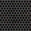Domino Matte Black, Hexagon Mosaic - Porcelain Tile