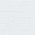 Matte White Brick, 2" x 6" - Porcelain Tile