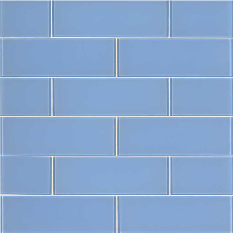 Royal Azure, 4" x 12" Glass Tile | Subway Kitchen & Bath Tile by MSI
